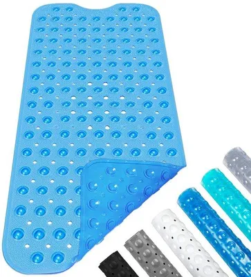 Image de Tapis de bain antidérapant - Lavable en machine - Pièce unique - 100 x 40 cm