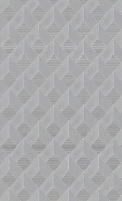 Produktbild von Designer Grau Teppich Geometrisches 3D Effekt Flur Foyer Arbeitszimmer