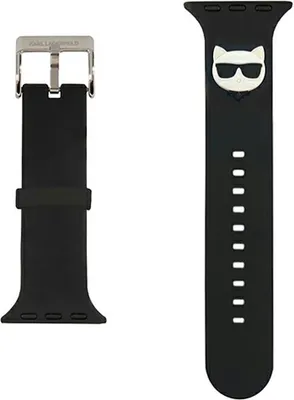 Produktbild von Pasek Karl Lagerfeld Silikon Choupette Köpfe Na Apple Watch 42/44/45Mm - Czarny