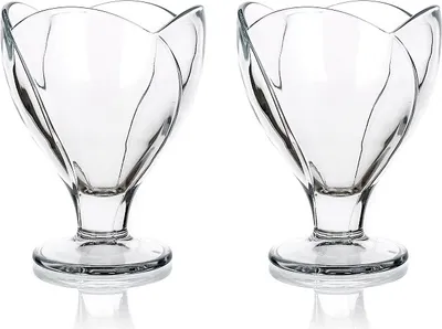 Image de Coupe à glace, coupe à glace en verre, élégante, set de 2 Iceville 216 ml