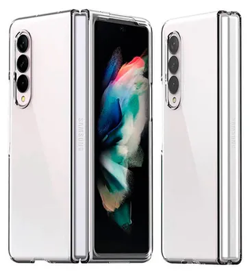 Obrázek produktu pro Průhledné pevné silikonové pouzdro pro Samsung Z Fold3 5G