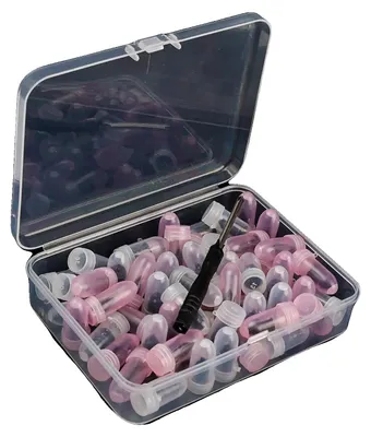 Imagen del producto de Kit de reparación de neumáticos, herramientas metálicas duraderas, compatibilidad universal, caja con 61 piezas