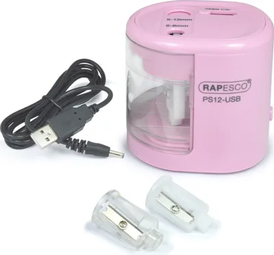 Immagine prodotto di RAPESCO 1446 RAPESCO Affilatrice elettrica doppia PS12-USB, rosa