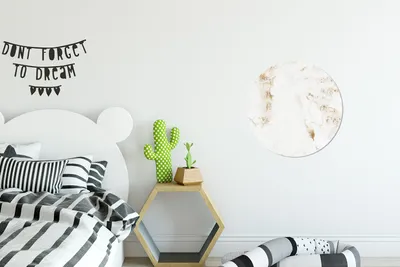 Produktbild von MuchoWow® - Wand Bild - Wohnzimmer - Runde Bilder - Alubilder - Kunst für zu Hause - Aluminium - Wanddekoration