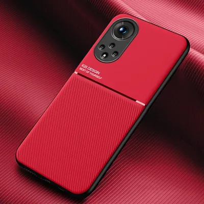 Produktbild von König Design Hülle kompatibel mit Honor 50 Kunststoff Soft Handyhülle - Handy Case Rot