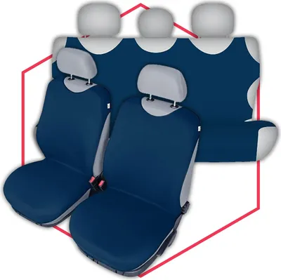 Immagine prodotto di Coprisedili auto Coprisedili auto universali Set di 3 per Volkswagen Golf Plus