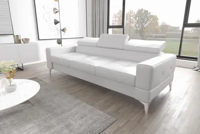 Produktbild von Dreisitzer Couch Polster Design Sofa Moderne 3er Sitz Zimmer Möbel Rosa Sofas