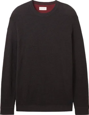 Produktbild von TOM TAILOR STRUCTURED CREWNECK KNIT Herren Pullover