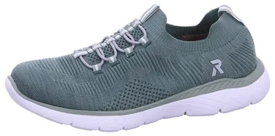 Produktbild von Rieker Damen Sneaker Sock Schlupfschuh Gummizug MemoSoft M5074, Größe:38 EU, Farbe:Grün