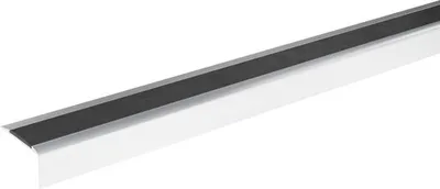 Produktbild von SKANDOR Treppenkantenprofil silber Gummieinl. 42x22x1350 mm