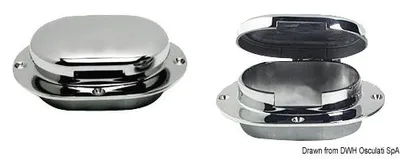 Produktbild von Ankerleine Durchführungsloch mit Deckel - Osculati 01.353.01