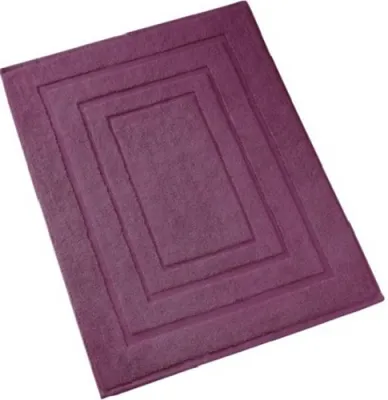 Produktbild von badvorleger Pacifique75 x 50 cm Baumwolle violett/rot