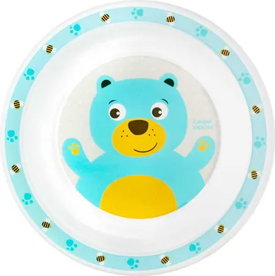Produktbild von Canpol Babies Plastikteller Niedliche Tiere 9m+ Teddybär