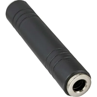 Produktbild von InLine Audio Adapter, 6,3mm Klinke Buchse / Buchse, Stereo, 6.3mm jack female, 6.3mm, Schwarz