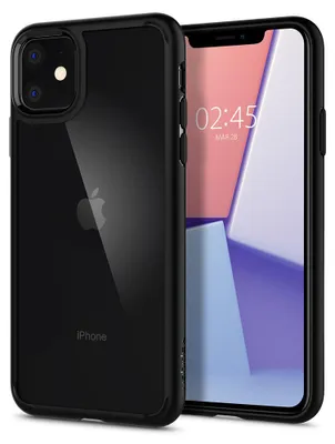 Zdjęcie produktu dla Spigen Ultra Hybrid, Pokrowiec, Apple, iPhone 11, Czarny