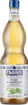 Produktbild von Food-United MIXYBAR-HOLUNDERBLÜTE-FABBRI Sirup 1L PET-Flasche - sciroppo di fiori di sambuco aus Italien - ohne Aroma- Farb- & Konservierungsmittel geeignet für Cocktails mit und ohne Alkohol & Schorlen - oder auch für Limonade Eistee Mocktails, GVO-Frei