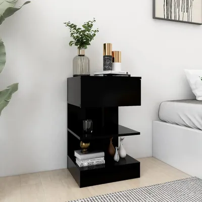 Obrázok produktu pre vidaXL Nočné stolíky 2 ks čierne 40x35x65 cm