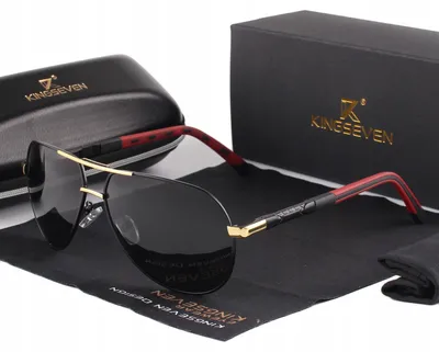 Produktbild von KINGSEVEN Herren Sonnenbrille Pilot Aviator UV400 Polarisiert