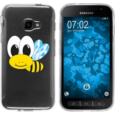 Produktbild von PhoneNatic Case kompatibel mit Samsung Galaxy Xcover 4 / 4s Silikon-Hülle Cutiemals M1