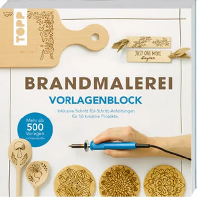 Obrázok produktu pre Brandmalerei. Vorlagenblock. Mehr als 500 Vorlagen in Originalgröße.