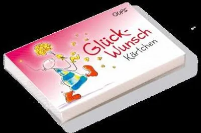 Produktbild von Oups Kärtchenbox - Glückwunsch