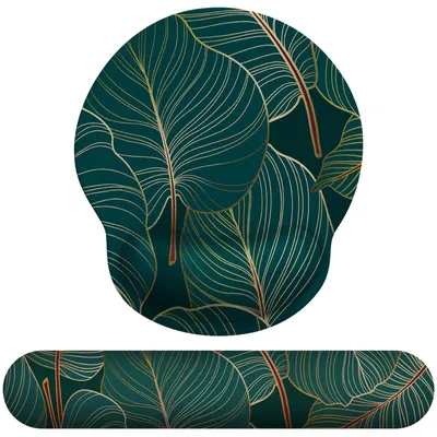 Productafbeelding van Ergonomische gel-muismat met polssteun - comfortabel voor laptops en gaming
