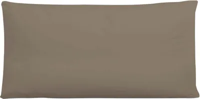 Produktbild von Kissenhülle - 40 x 80 cm - Braun - Feinjersey - mit Reißverschluss