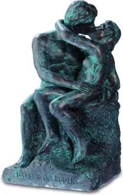 Produktbild von Der Kuss 8cm bronze-patina nach Auguste Rodin