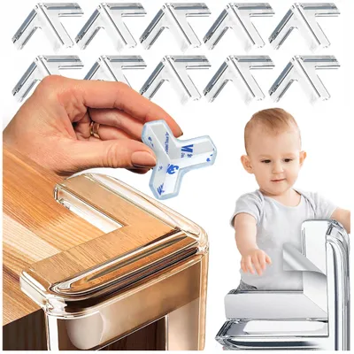 Produktbild von Tikola Eckenschützer für Möbel und Tisch, Kindersicherheit, Set 10