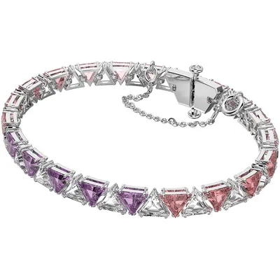 Produktbild von Swarovski Damen Tennis Armband Trilliant-Schliff Rosa MATRIX 5614928