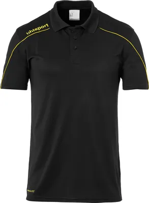 Produktbild von Uhlsport STREAM 23 POLO SHIRT 164 schwarz/limonengelb