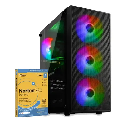 Produktbild von CYBERNERDS | Pro Gaming PC | P12 | Ryzen 7 5700X | 32 GB RAM | 512 GB SSD | RTX 5050 | Win 11 Pro