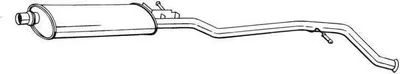Produktbild von Bosal Mittelschalldämpfer 287-093