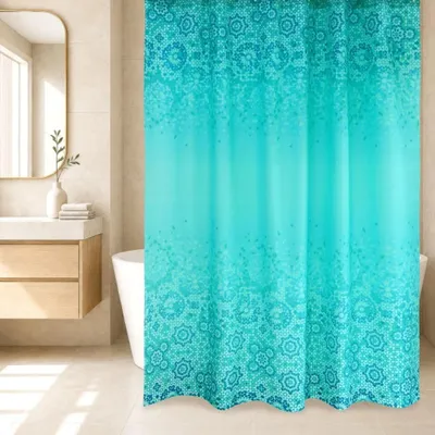 Imagen del producto de Cortina de baño - 180x200 cm - Azul