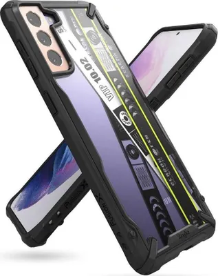 Produktbild von Ringke Fusion X Hülle für Samsung Galaxy S21+ - Schwarz KP38106