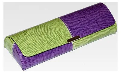Produktbild von Zweifarbiges Kunstleder Brillenetui in 3 Farben