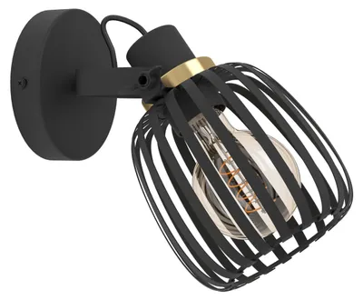 Immagine prodotto di Spot Contemporaneo Girona In Acciaio Nero 1 Luce E27 40W Ip20