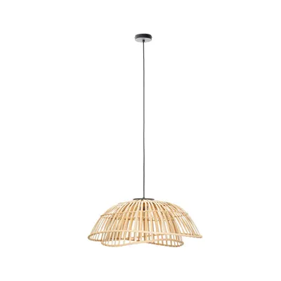 Produktbild von Lindby Hängeleuchte Ilajus, Ø 62 cm, Bambus, E27