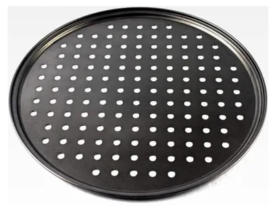 Produktbild von Antihaft-Pizza-Pfanne, perforiertes Pizzablech, rundes Backblech, 32 cm