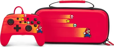 Produktbild von PowerA 1526539-01, Gamepad, Nintendo Switch, Kabelgebunden, USB, Schwarz, Blau, Orange, Rot, 3 m