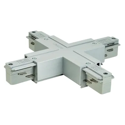 Image de Eutrac 145694 High voltage mounting rail X-connector SLV Silver-grey