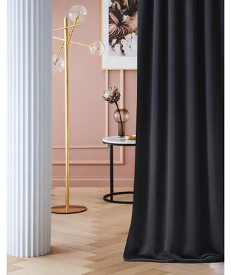 Produktbild von Verdunkelungsgardine mit Plooitape, 140 x 260 cm, blickdicht, für Wohnzimmer und Schlafzimmer