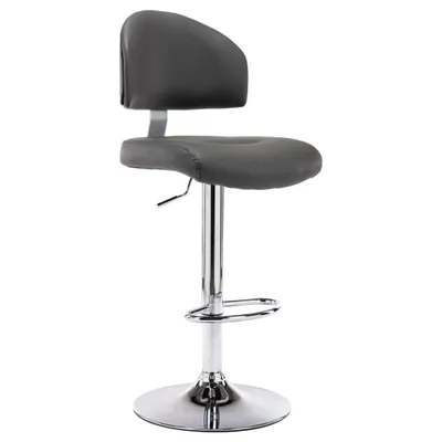 Image de Tabouret de bar Gris Similicuir