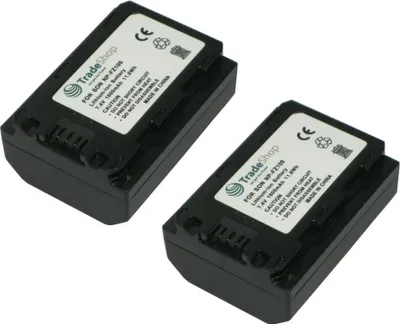 Produktbild von 2x Trade-Shop Li-Ion Akku 1600mAh Ersatz Batterie für Sony Alpha 7 III ILCE-7M3 ILCE-7M3K A7 7R III ILCE-7RM3 ersetzt Sony NP-FZ-100