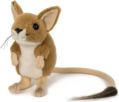 Produktbild von Plüschtier Springmaus 15 cm, Stofftier Kuscheltier Plüschtiere Tiere Wüstenspringmaus