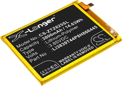 Produktbild von TECHTEK Akku Kompatibel mit [ZTE] Blade 11 Prime 2020, Z6251VS Ersetzt Li3839T44P8H866445