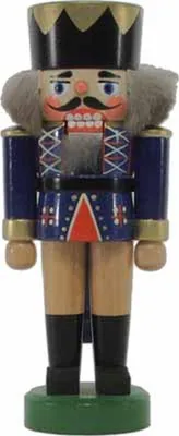 Produktbild von Nussknacker König blau BxHxT 7x17x5cm NEU