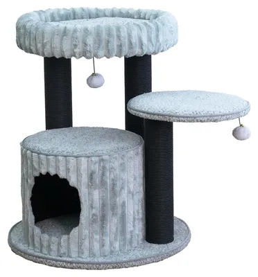 Produktbild von Europet Bernina Kratzbaum Verona grau, Maße: 55 x 55 x 66 cm