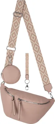 Produktbild von Bauchtasche Crossbody-Bag Umhängetasche Kunstleder Italy-Design MEAT (50529)