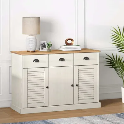 Obrázek produktu pro vidaXL Příborník se zásuvkami VIGO 113x40x75 cm borovicový masiv